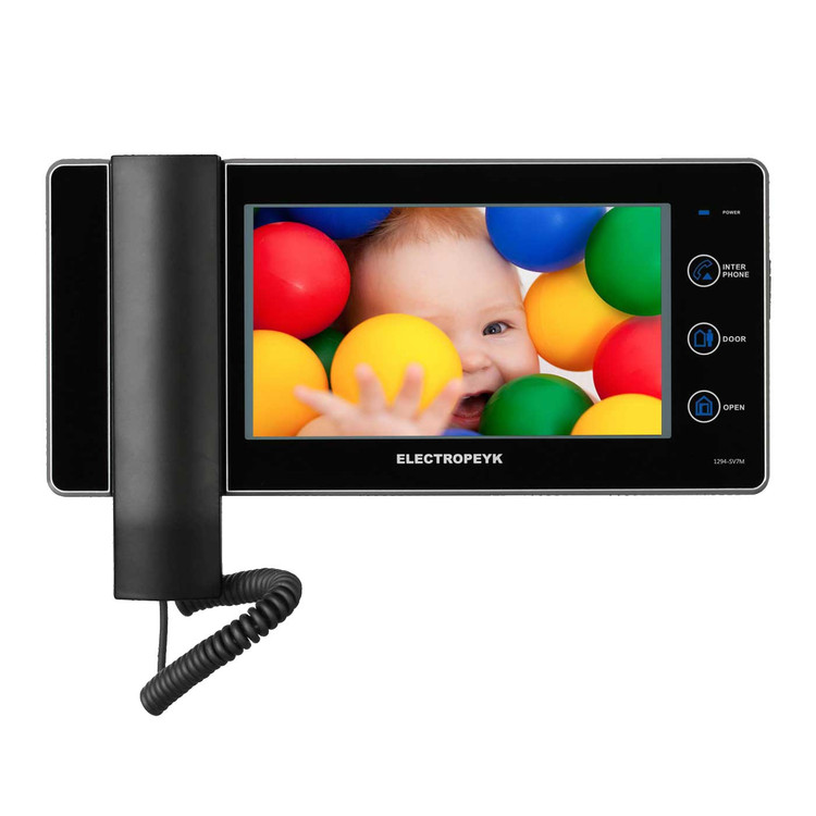 مانیتور ۷ اینچ الکتروپیک مدل PRO 1294 رنگ مشکی