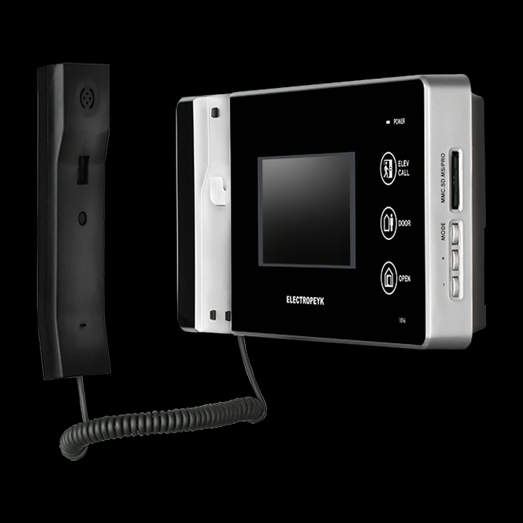 مانیتور آیفون تصویری الکتروپیک مدل 1096 رنگ مشکی ۴.3 اینچ