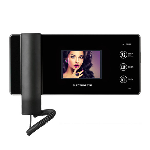 مانیتور آیفون تصویری الکتروپیک مدل 1196 رنگ مشکی ۳.۵ اینچ