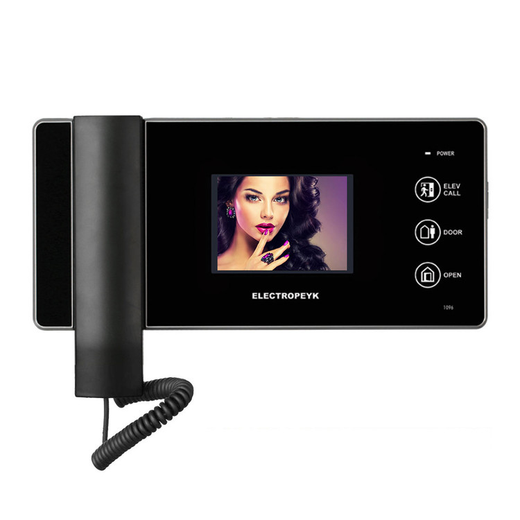 مانیتور آیفون تصویری الکتروپیک مدل 1196 رنگ مشکی ۳.۵ اینچ