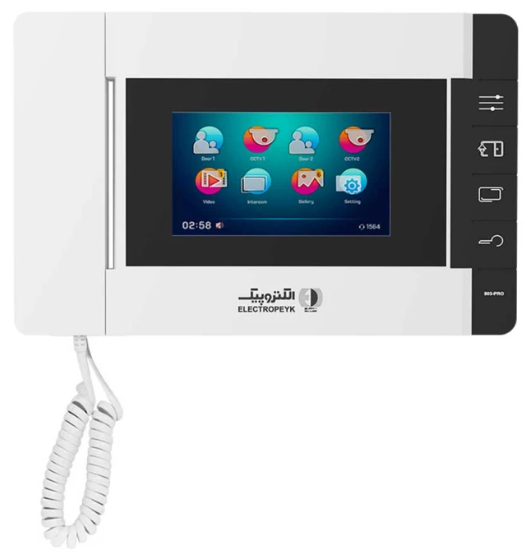 مانیتور آیفون تصویری الکتروپیک مدل PRO803 با صفحه نمایش 4.3 اینچ رنگی